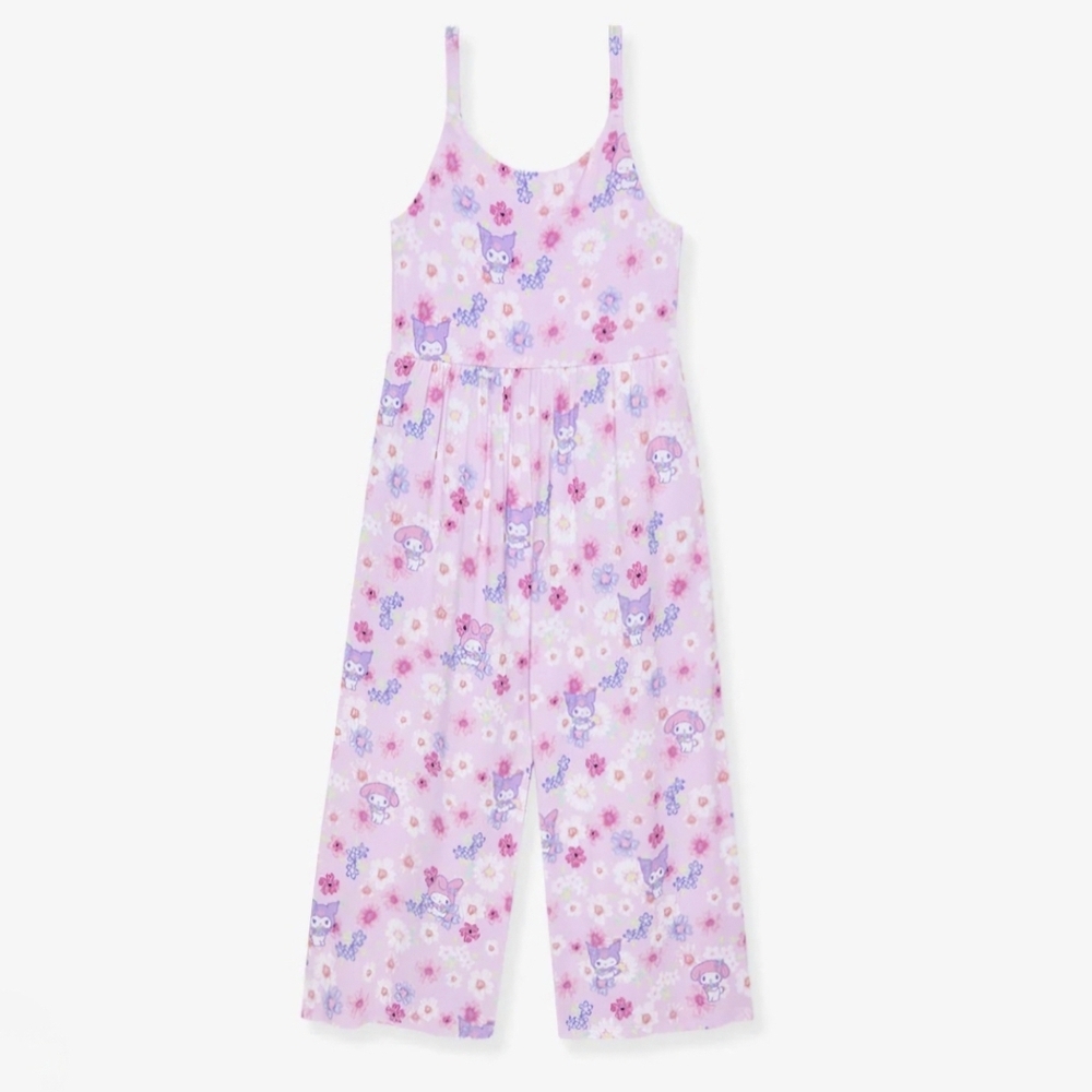 Posh Peanut Kuromi and My Melody Cami Jumpsuit 3T/4T NWT
